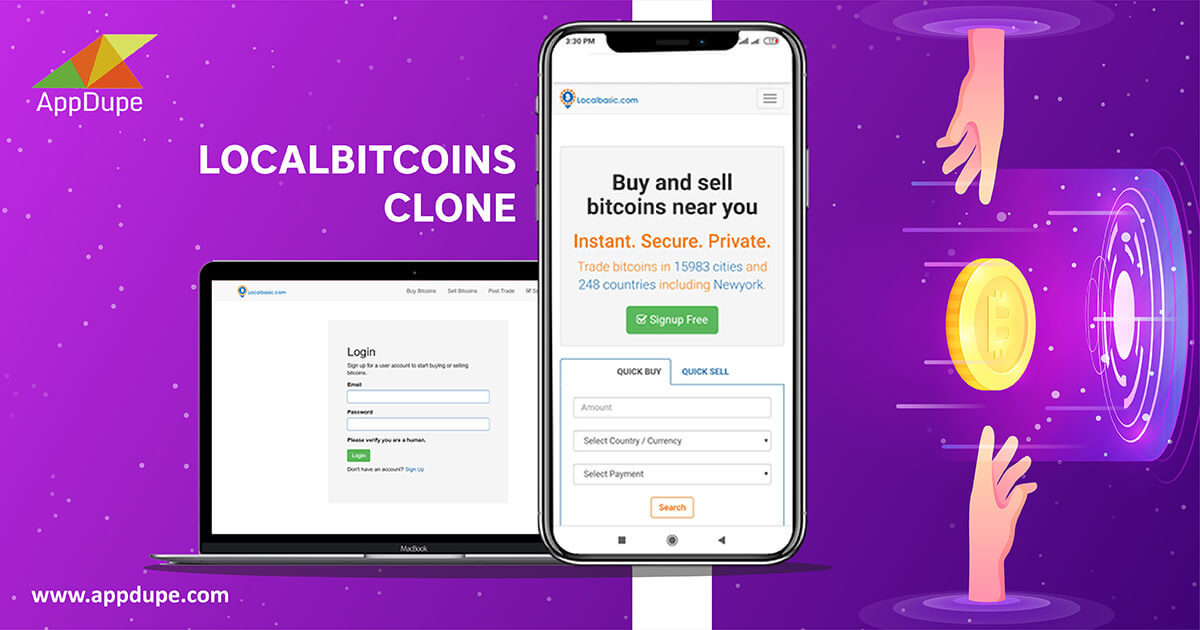 LocalBitcoins Clone | LocalBitcoins Script | Bitcoin Clone Script | LocalBitcoins Clone php Script | Appdupe